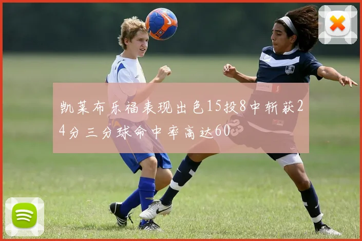 凯莱布乐福表现出色15投8中斩获24分三分球命中率高达60